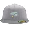 Flexfit 6210 Structured Flat Bill Fitted Hat Thumbnail