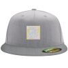 Flexfit 6210 Structured Flat Bill Fitted Hat Thumbnail