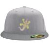 Flexfit 6210 Structured Flat Bill Fitted Hat Thumbnail