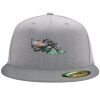 Flexfit 6210 Structured Flat Bill Fitted Hat Thumbnail