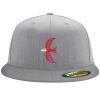 Flexfit 6210 Structured Flat Bill Fitted Hat Thumbnail