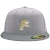 Flexfit 6210 Structured Flat Bill Fitted Hat Thumbnail