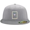 Flexfit 6210 Structured Flat Bill Fitted Hat Thumbnail