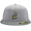 Flexfit 6210 Structured Flat Bill Fitted Hat Thumbnail