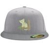 Flexfit 6210 Structured Flat Bill Fitted Hat Thumbnail