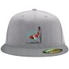 Flexfit 6210 Structured Flat Bill Fitted Hat Thumbnail