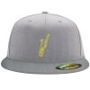 Flexfit 6210 Structured Flat Bill Fitted Hat Thumbnail