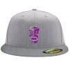 Flexfit 6210 Structured Flat Bill Fitted Hat Thumbnail