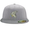 Flexfit 6210 Structured Flat Bill Fitted Hat Thumbnail