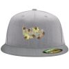 Flexfit 6210 Structured Flat Bill Fitted Hat Thumbnail