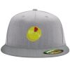Flexfit 6210 Structured Flat Bill Fitted Hat Thumbnail