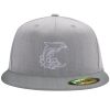 Flexfit 6210 Structured Flat Bill Fitted Hat Thumbnail