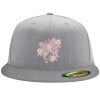 Flexfit 6210 Structured Flat Bill Fitted Hat Thumbnail