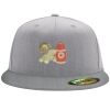 Flexfit 6210 Structured Flat Bill Fitted Hat Thumbnail