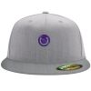 Flexfit 6210 Structured Flat Bill Fitted Hat Thumbnail