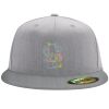 Flexfit 6210 Structured Flat Bill Fitted Hat Thumbnail
