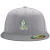 Flexfit 6210 Structured Flat Bill Fitted Hat Thumbnail