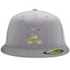 Flexfit 6210 Structured Flat Bill Fitted Hat Thumbnail