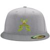 Flexfit 6210 Structured Flat Bill Fitted Hat Thumbnail