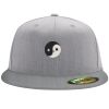 Flexfit 6210 Structured Flat Bill Fitted Hat Thumbnail