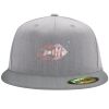 Flexfit 6210 Structured Flat Bill Fitted Hat Thumbnail