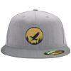 Flexfit 6210 Structured Flat Bill Fitted Hat Thumbnail
