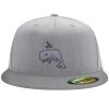 Flexfit 6210 Structured Flat Bill Fitted Hat Thumbnail