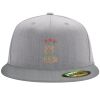 Flexfit 6210 Structured Flat Bill Fitted Hat Thumbnail