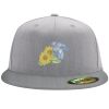 Flexfit 6210 Structured Flat Bill Fitted Hat Thumbnail