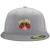 Flexfit 6210 Structured Flat Bill Fitted Hat Thumbnail