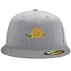 Flexfit 6210 Structured Flat Bill Fitted Hat Thumbnail