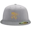 Flexfit 6210 Structured Flat Bill Fitted Hat Thumbnail
