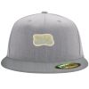 Flexfit 6210 Structured Flat Bill Fitted Hat Thumbnail
