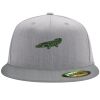 Flexfit 6210 Structured Flat Bill Fitted Hat Thumbnail