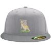 Flexfit 6210 Structured Flat Bill Fitted Hat Thumbnail