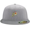 Flexfit 6210 Structured Flat Bill Fitted Hat Thumbnail
