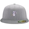 Flexfit 6210 Structured Flat Bill Fitted Hat Thumbnail