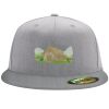 Flexfit 6210 Structured Flat Bill Fitted Hat Thumbnail