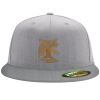 Flexfit 6210 Structured Flat Bill Fitted Hat Thumbnail