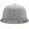 Flexfit 6210 Structured Flat Bill Fitted Hat Thumbnail