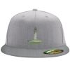 Flexfit 6210 Structured Flat Bill Fitted Hat Thumbnail