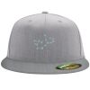 Flexfit 6210 Structured Flat Bill Fitted Hat Thumbnail