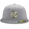 Flexfit 6210 Structured Flat Bill Fitted Hat Thumbnail