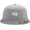 Flexfit 6210 Structured Flat Bill Fitted Hat Thumbnail