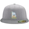 Flexfit 6210 Structured Flat Bill Fitted Hat Thumbnail