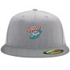 Flexfit 6210 Structured Flat Bill Fitted Hat Thumbnail
