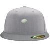 Flexfit 6210 Structured Flat Bill Fitted Hat Thumbnail