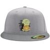Flexfit 6210 Structured Flat Bill Fitted Hat Thumbnail