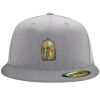 Flexfit 6210 Structured Flat Bill Fitted Hat Thumbnail