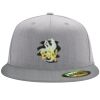 Flexfit 6210 Structured Flat Bill Fitted Hat Thumbnail